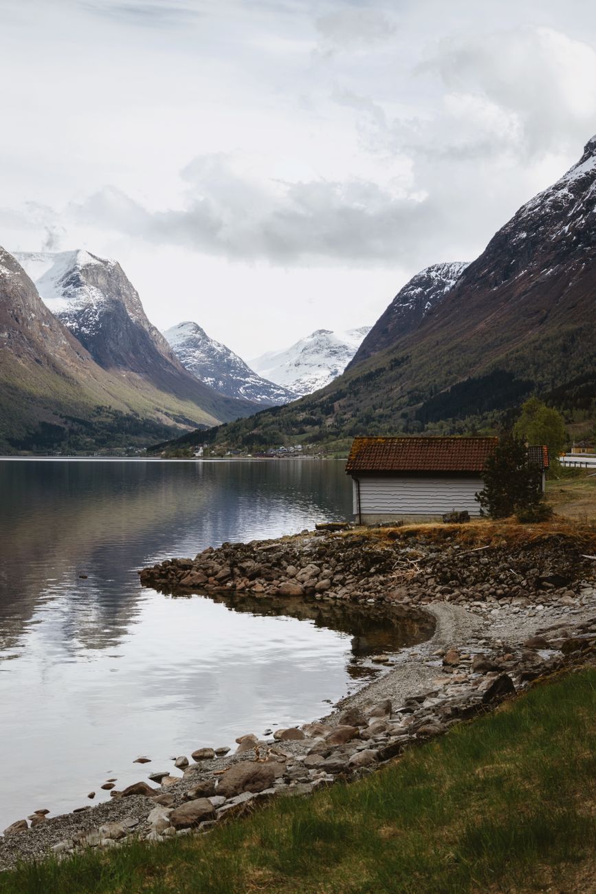 Nordic fjord landscape